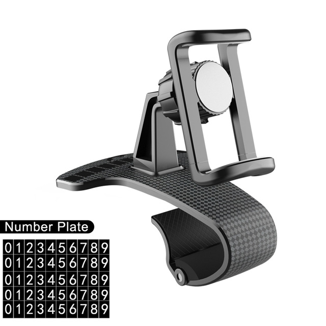 High Grade Upscale Universal HUD Dashboard Car Phone Holder 360 ° Adjustable Stable GPS Navigator Car Clip Socket Phone Stand For iPhone X Xiaomi Huawei Phones For Oppo Vivo Phones Car Mounts Phone Accessories Automotive Phone Mount Clamp