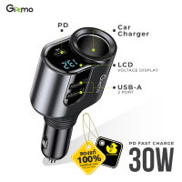 Gizmo 3 PD car charger GG-016 หัวชาร์จในรถยนต์พร้อมช่องจุดบุหรี่