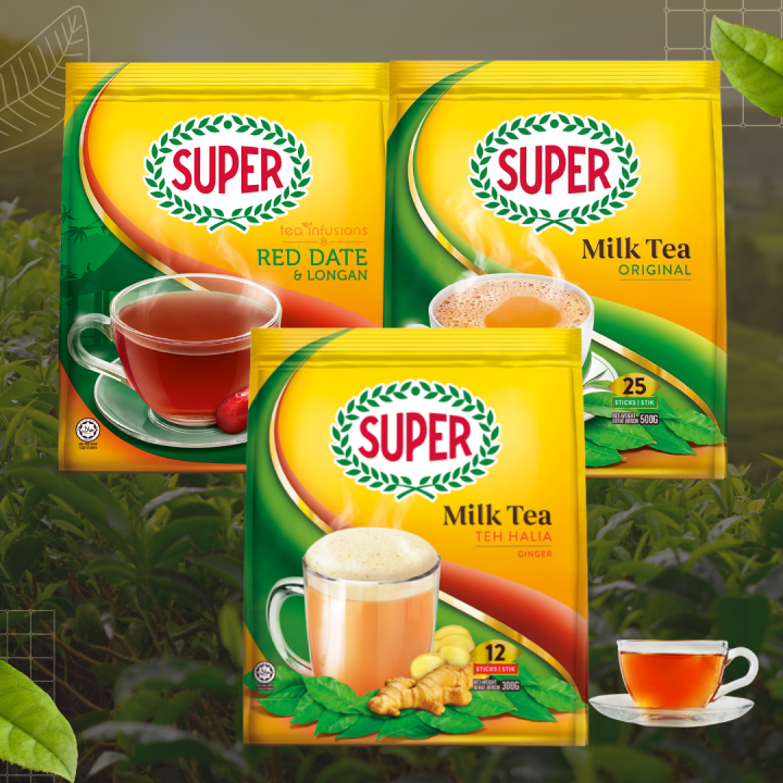 Super Original Milk Tea/Red Date & Longan/Teh Halia | Lazada