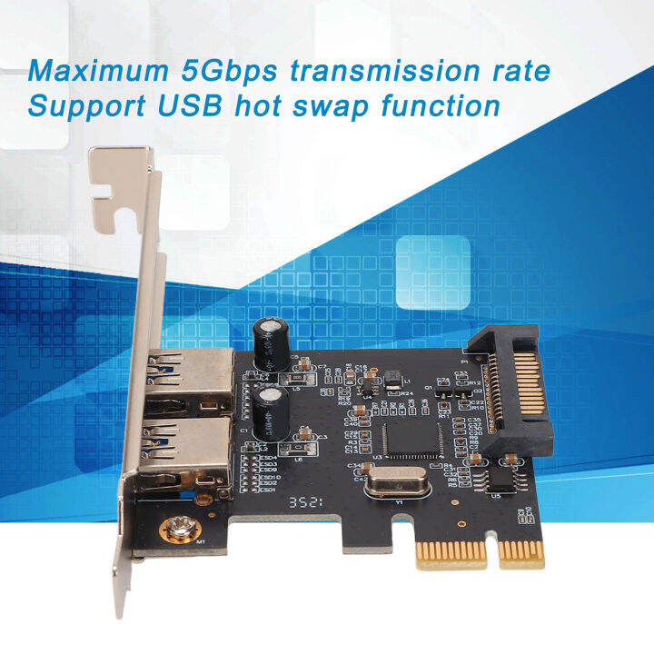 PCIE To USB 3.0 Adapter High Speed USB Hot Swap PCIE To USB 3.0 Expansion Card for Win XP for ...