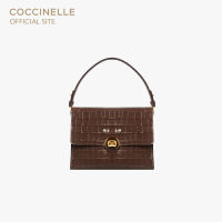 COCCINELLE BINXIE CROCO SHINY SOFT MINI HANDBAG 580101 กระเป๋าสะพายผู้หญิง