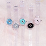 Đồng hồ thời trang nam nữ Candycat dây nhựa trong mặt hoa cúc Ms825 thumbnail