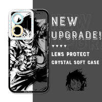 สำหรับ Infinix Zero 20เคสกันกระแทกของแท้,การ์ตูน Luffy Zoro Ace Hancock Crystal Casing Ponsel นิ่มคลุมทั้งหมดปกป้องกล้องเคสมือถือใส