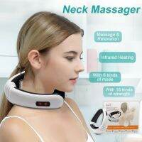 Neck Mage &amp; Relaxationเครื่องนวดคอไฟฟ้า Pulse Mager นวดกระดูกสันหลังส่วนคอ