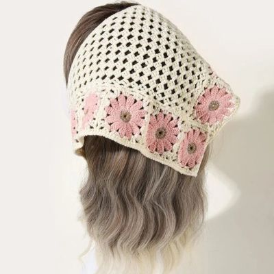 【CC】❡  Knitted Turban  Hair Kerchief Boho Headscarf Headwrap for Female Ladies Dropshipping