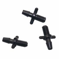 50 Pcs 3/5 mm hose Barbed Connector Double Ways 5 mm Screw Thread micro irrigation Drip Articles hose accessories