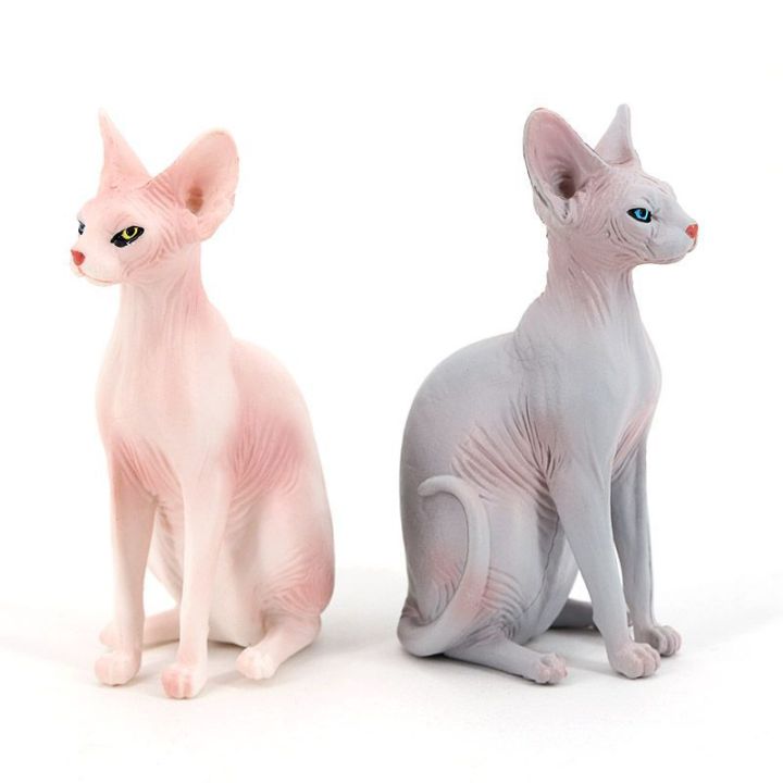 shelleys-พระพุทธรูปแปลกๆแมวแกะสลักทำสมาธิเสื้อลายแมวสฟิงคซ์ศิลปะประติมากรรม