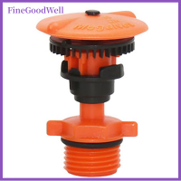 FineGoodWell สปริงเกอร์รดน้ำในสวนแบบมีชาย2คน ° หมุนได้360สนามหญ้าทุ่งดอกไม้สวนหัวฉีดโรยสปริงเกลอร์ที่มีการสั่น