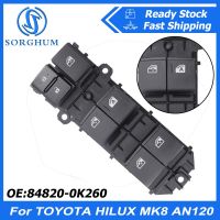 SORGHUM For TOYOTA HILUX MK8 AN120 2017 Front Right Door Power Window Switch Lifter Control Regulator 84820-0K260 RHD Driver