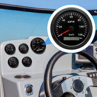 2023ใหม่85มม. GPS Speedometer Gauge 7สี Backlight 30 ~ 200KMH เรือรถรถจักรยานยนต์ Speed Gauge พร้อมเสาอากาศ GPS กันน้ำ