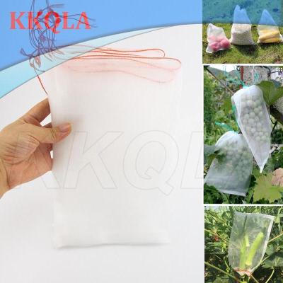 QKKQLA 10pcs Fruit Netting Grow Bags Garden Tools Protection Bug Insect for Grape Flower Veg