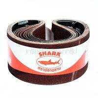 TOA / ทีโอเอ SHARK ผ้าทรายสายพาน 4"X36" NO.120 (T401-0150)(ราคา 10 แผ่น)