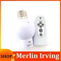 Merlin Irving Shop Infrared Wireless Remote Control Lamp Holder Dimmable Timer Bulb Cap Socket Base For Corridor Stairs Indoor Night Light