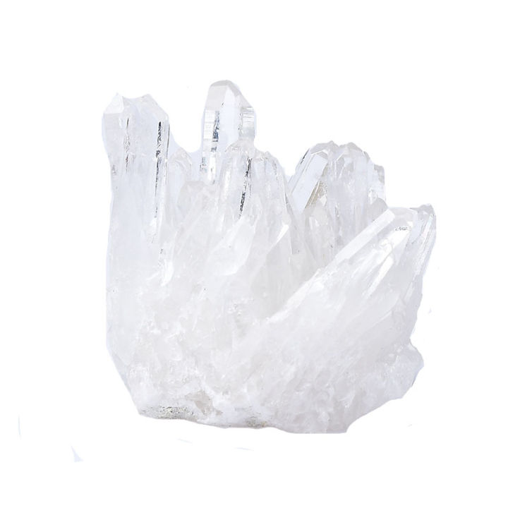 คริสตัลธรรมชาติคลัสเตอร์ดิบควอตซ์สีขาวใสควอตซ์-healing-stones-อัญมณี-reiki-ตัวอย่างตกแต่งบ้าน-raw-minerales-ของขวัญ-soneye
