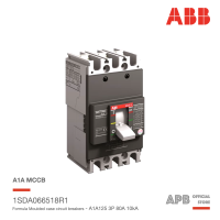 ABB เบรกเกอร์ MCCB Formula A1A 125 TMF  3P 80A 10kA