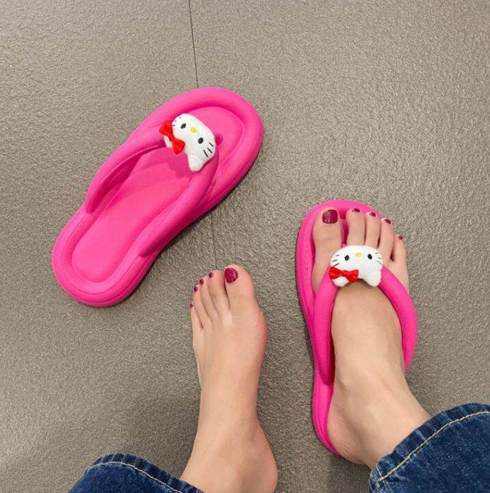 Flip Flop Women Slipper Flip Flop Shower Shoes Flat bottomed beach Babouche Lazada