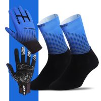 hotx【DT】 New Cycling Gloves With Socks Sport Shockproof Anti MTB