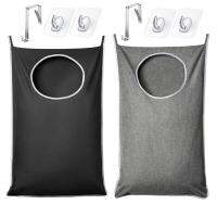 Laundry Hamper Bag Space Saving Door Hamper Bag With Hooks Home Accessories For Business Trip College Dorms Gym Trips Camping intelligent