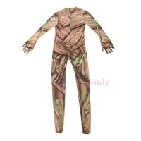 2023 Groot Cosplay Adult Child Jumpsuit Cosplay Costume Kid Tree Man Halloween Costume Bodysuit Mask Props