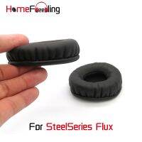 ▥ Homefeeling Ear Pads For SteelSeries Flux Headset Earpads Round Universal Leahter Repalcement Parts EarCushions