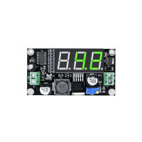 ตัวแปลง DC-DC ที่ทนทานโมดูลจ่ายไฟแบบ3A DC4.5V-40V แผงวงจรจ่ายไฟแบบ Step-Down D3V-37V พร้อมจอแสดงผลดิจิตอลสีเขียว