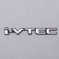 โลโก้ i-VTEC ติดท้าย ฮอนด้า โลโก้ท้าย สีโครเมี่ยม ขอบดำ