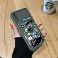 เคสโทรศัพท์สำหรับ Motorola Moto E7i Power E7 Power OPPO A57 (4G) 2022 Tecno Spark 8P แฟชั่นการ์ตูน NASA MARS MOON นักบินอวกาศ Frosted โปร่งใสปลอกโทรศัพท์มือถือกันกระแทกคลุมทั้งหมดกล้องปกป้องเคสโทรศัพท์