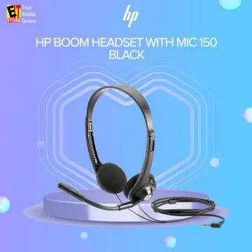 Hp boom 150 stereo headset with mic for online pc