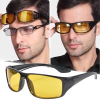 Car Night Vision Goggles Anti-Glare Sunglasses UV Protection Eyewear Enhanced Light Motorcycle Driving Glasses Car Accessries Goggles