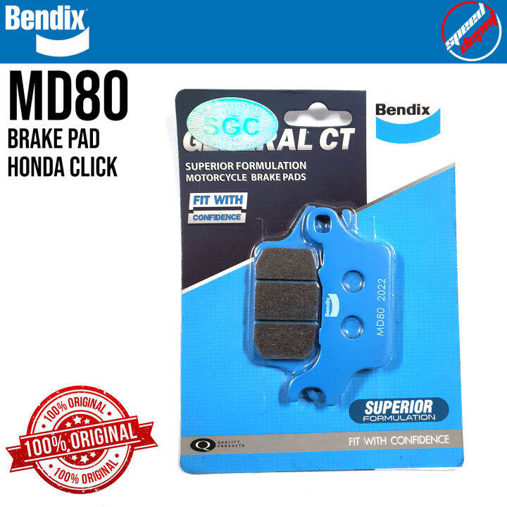 Bendix Brake Pad MD80 for Honda Click Speed Depot Lazada PH