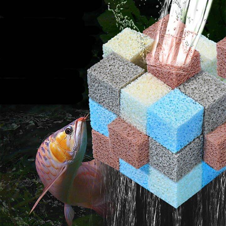 1L 4D Aquarium Bio Filter Media Fish Tank Wet Bio Filter Media Block