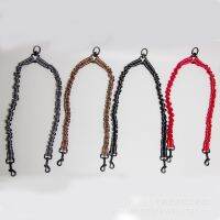 ✈♈☋ อุปกรณ์สำหรับสัตว์เลี้ยง 2 Dogs Nylon Buffer Double Elastic Connectable Leash Leash ผู้ผลิตขายส่ง