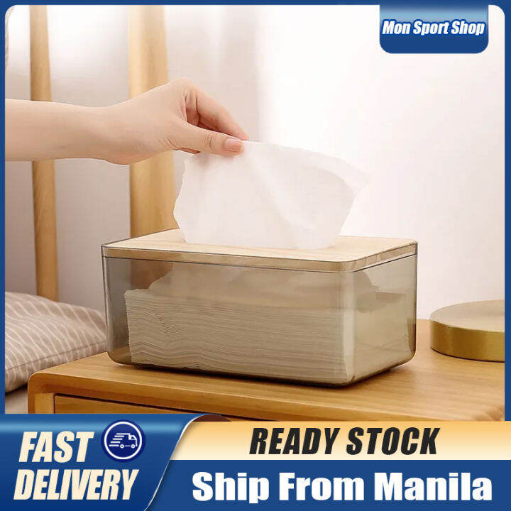 💯Original + 24 hours delivery Minimalist Tissue Box Cover Holder Modern ...