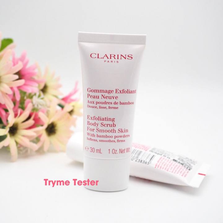 ของllท้-ฉลากไทย-clarins-exfoliating-body-scrub-for-smooth-skin-30ml