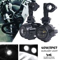 FADUIES Motorcycle LED Fog Light Protect Guards with Wiring Harness For BMW R1200GS F800GS F700GS Auxiliary Lights 40W White