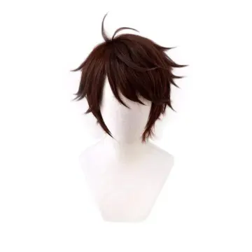 Brown male clearance cosplay wig