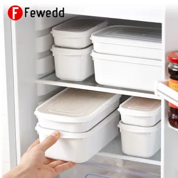 Food Storage Container, Plastic Food Containers with Removable Drain Plate  and Lid, Stackable Portable Freezer Storage Containers - Tray to Keep