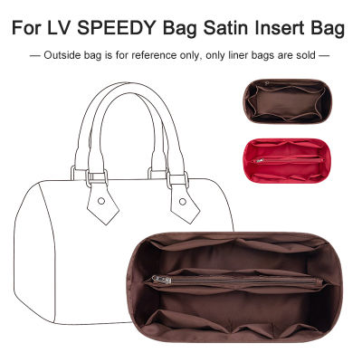 กระเป๋าสอดซาตินสำหรับกระเป๋าถือนาโนที่จัดเก็บอย่างรวดเร็ว16 20 25 30 35อุปกรณ์เสริมที่สมบูรณ์แบบ
