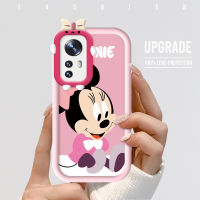 เคสพร้อมโทรศัพท์มือถือเคสสำหรับ Xiaomi MI 12 Pro MI 12 12X MI 12Pro การ์ตูนมิกกี้เลนส์มอนสเตอร์เคสโทรศัพท์ใหม่ฝาครอบป้องกันนิ่มเคสโทรศัพท์มือถือกันกระแทก