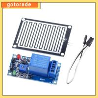 GOTORADE 12V ค่ะ เซ็นเซอร์หยดน้ำฝน ปรับได้ปรับได้ เซนเซอร์กันฝน พร้อมรีเลย์ควบคุม โมดูลป้องกันฝน การตรวจสอบสภาพอากาศ