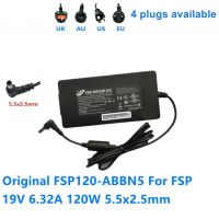 2023ใหม่เอี่ยมเดิม FSP 19V 6.32A 120W อะแดปเตอร์แปลงไฟ AC FSP120-ABBN2 3 5 5.5X2.5Mm สำหรับแล็ปท็อปอินเทล NUC10อะแดปเตอร์เครื่องชาร์จอุปกรณ์ไฟ11