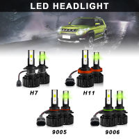 2ชิ้นหลอดไฟ LED ไฟตัดหมอก100วัตต์ H7/H8/H9/H11/ 9006/HB4/9005/HB3 DRL ไฟเดย์ไลท์ไฟวิ่ง