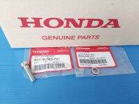 โบ๊ล(8*27MM.)ยึดใต้โช้คพร้อมแหวนรอบพิเศษ(8MM.)แท้HONDA NOVA,TENA,DASH อะไหล่แท้ศูนย์HONDA(90116-383-721),(90544-KRF-H71)รวม2ชิ้น1เซต