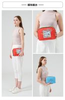 Lesportsac 2023 2021 Summer Doraemon Co-branded Cosmetic Bag กระเป๋าเก็บสีตัดกันน่ารัก7121