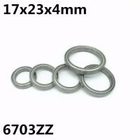 10pcs 6703ZZ The high quality of ultra-thin deep groove ball bearings 17x23x4 mm 61703ZZ 6703 6703Z Axles  Bearings Seals