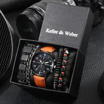 One year Anniversary Black Chronograph Watch gift for boyfriend Husban –  Simple Unique Accessories