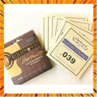 สายกีตาร์โปร่ง ชุด คาราบาว Acoustic guitar Ac.GT Strings HQA-1150 กรณีสินค้ามีสี ไซท์ เบอร์รบกวนลุกค้าทักมาสอบถามหรือเเจ้งที่เเชทก่อนสั่งสินค้าด้วยนะคะ