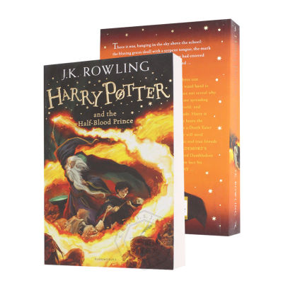 Harry PotterและHalf-Blood PrinceภาษาอังกฤษOriginal Harry PotterและHalf-Blood Prince JK Rowlingเด็กMagicนวนิยายHarry Potter Series 6ฟิล์มและโทรทัศน์วรรณคดีภาษาอังกฤษรุ่นปกอ่อน