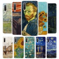 Van Gogh oil painting Cover Phone Case for Xiaomi Redmi Note 11 10 9 8 Pro 11S 11T 11E 10S 9S 9T 8T 7 6 5 5A 4X Max 5G Coque Cas Drawing Painting Supp