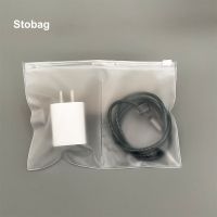 Stobag 100ชิ้นซิปที่ติดซิปมีน้ำค้างแข็งโปร่งใสพีวีซีจัดเก็บเครื่องประดับที่ปิดผนึกขนาดเล็กกระเป๋าใส่ของกระเป๋านำมาใช้ซ้ำได้แบบพกพา